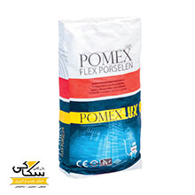 چسب کاشی پودری پرسلان پومکس Pomex porcelain powder tile adhesive